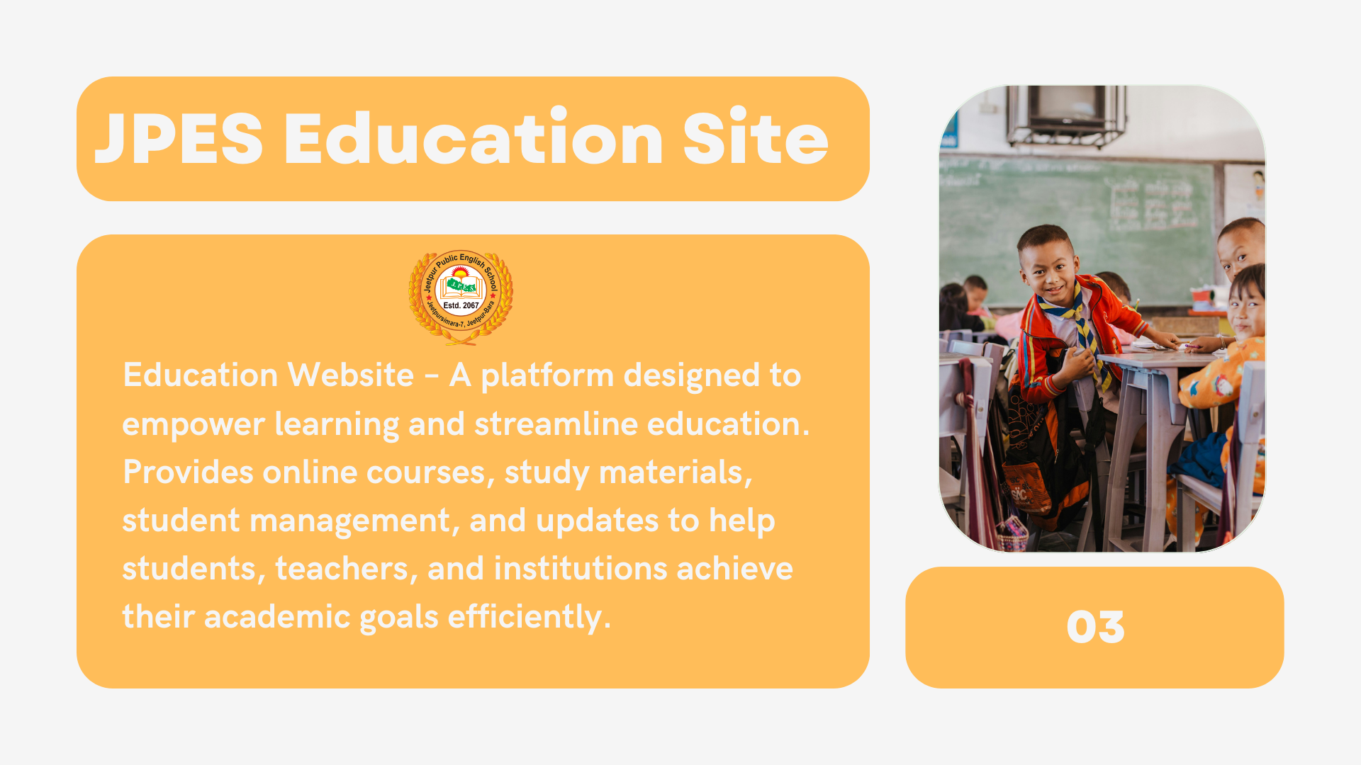 JPES Education Website